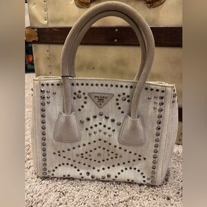 **SOLD** Prada Canapa Bijou gray